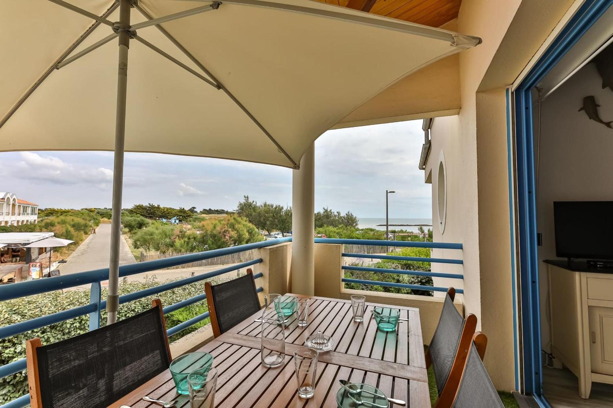 Un Balcon A La Mer - Studio Vue Sur Mer Brétignolles-sur-Mer Екстериор снимка