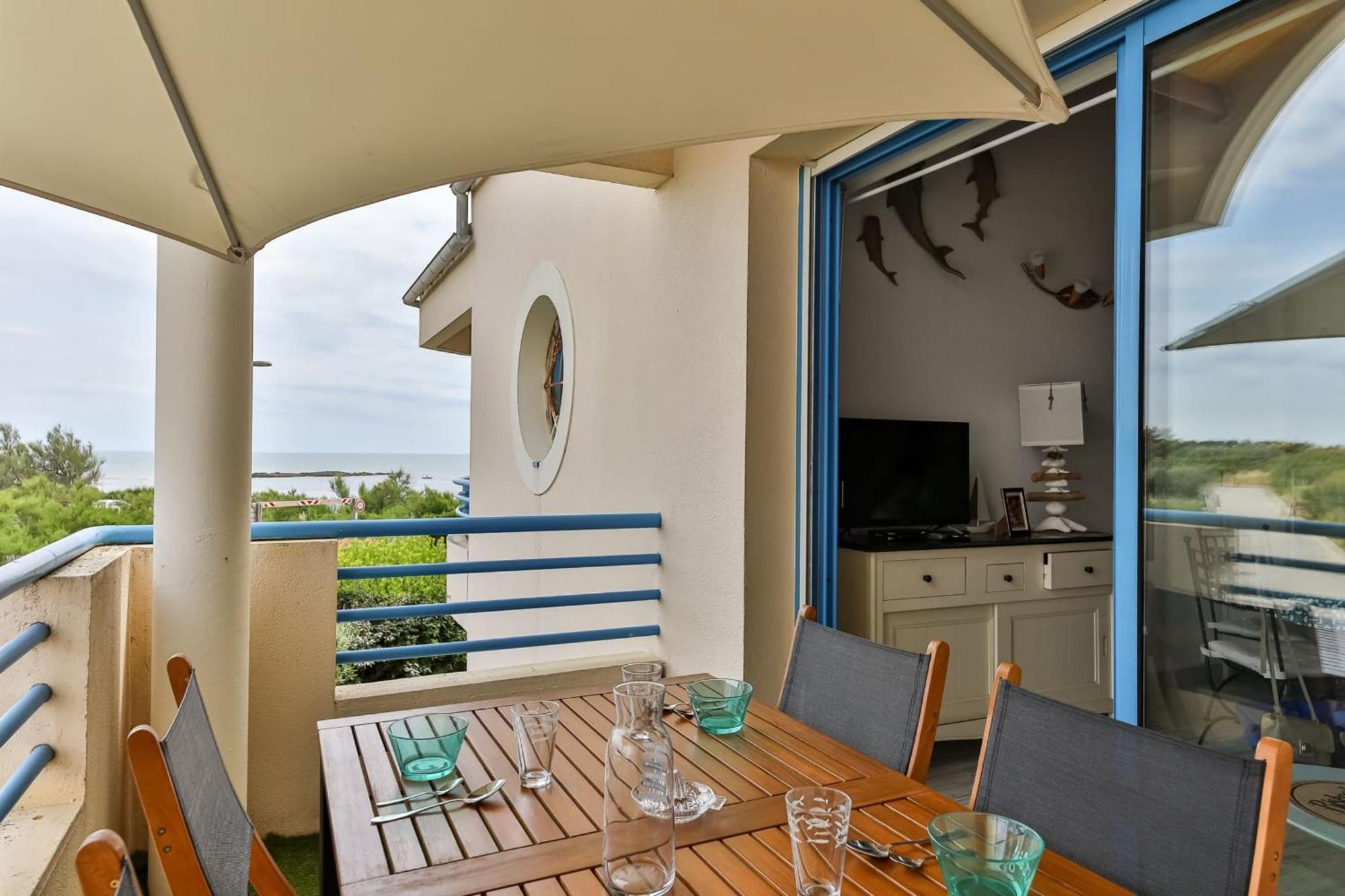 Un Balcon A La Mer - Studio Vue Sur Mer Brétignolles-sur-Mer Екстериор снимка